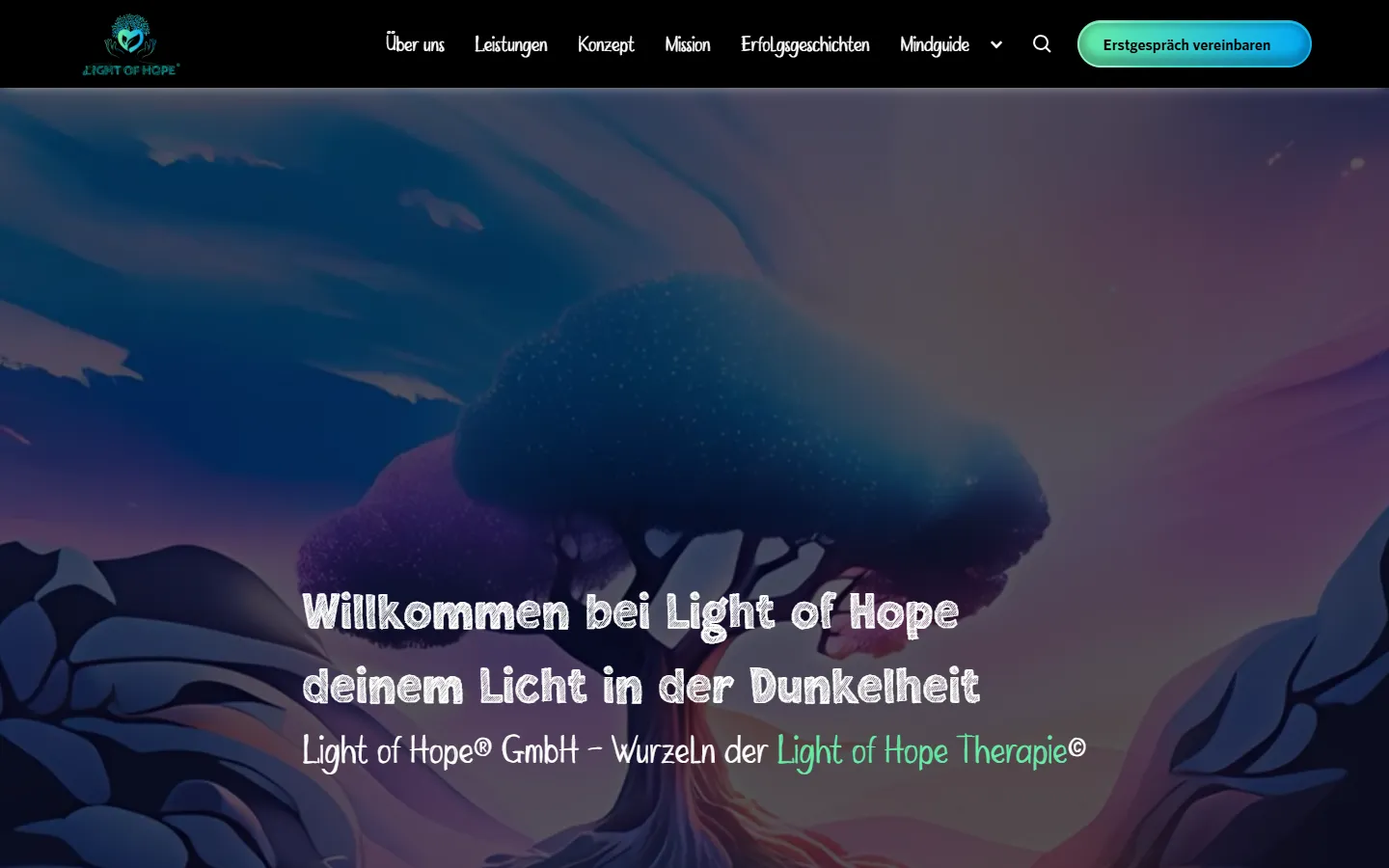 Light of Hope homepage