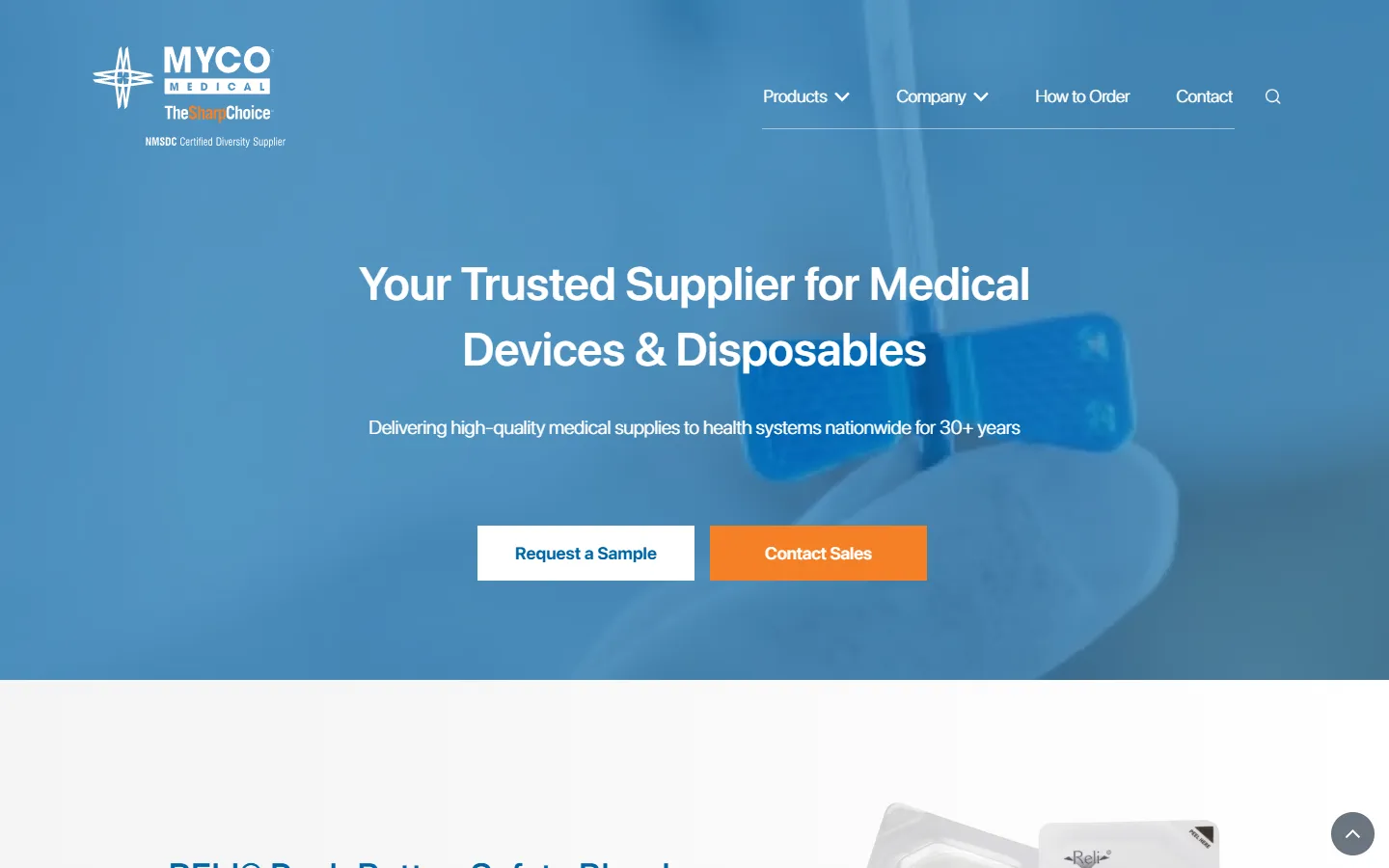 MYCO Medical homepage