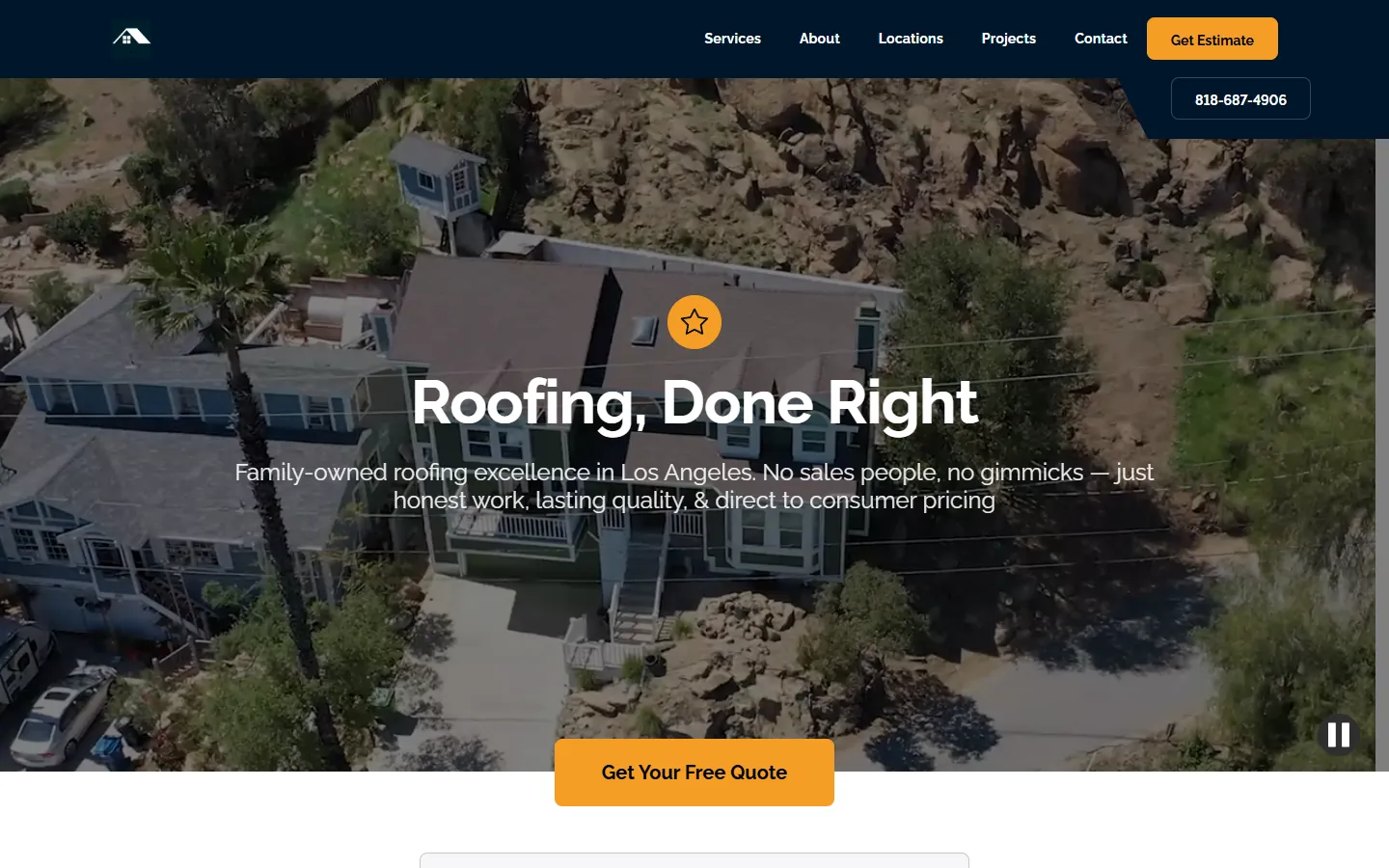 Shylee Construction homepage